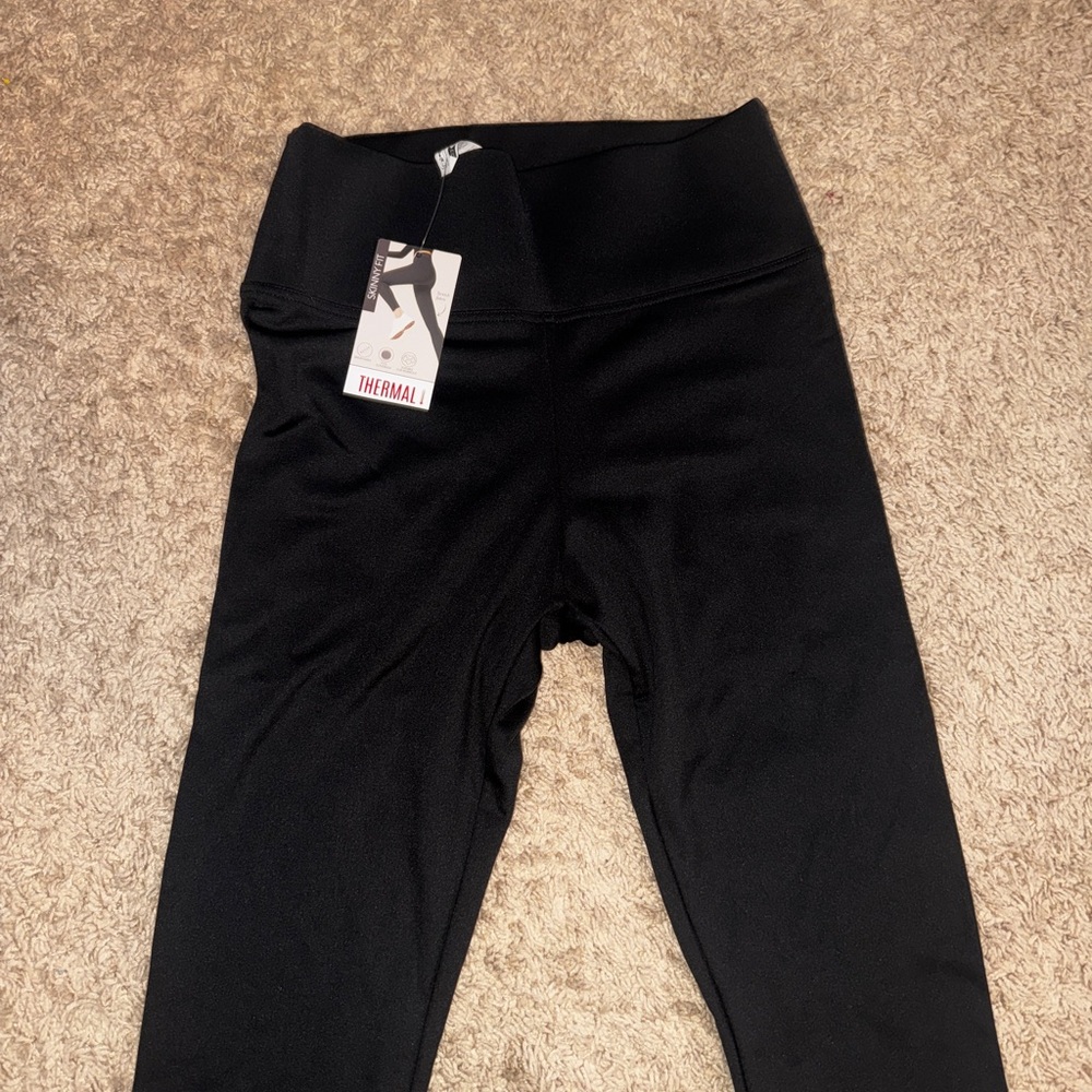 Black Women Thermal Leggings